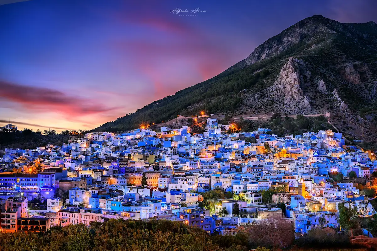Northern Morocco Circuit featuring Chefchaouen blue city